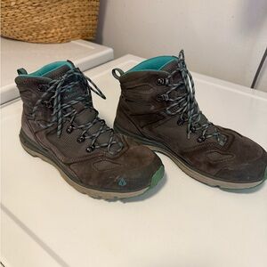 Vasque Teal and Grey Women's Hiking Boots